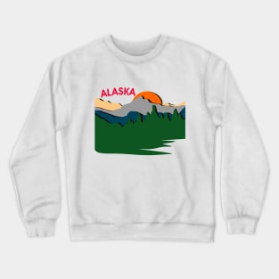 alaska vintage Crewneck Sweatshirt